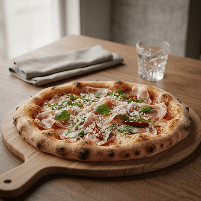 Pizza Parma Bild