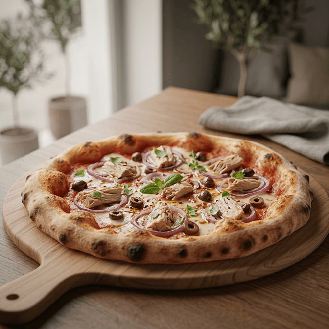 Pizza Tonno Bild